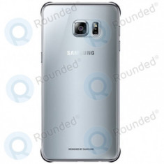 Husa transparenta pentru Samsung Galaxy S6 Edge+ argintie EF-QG928CSEGWW