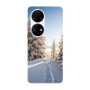Husa compatibila cu Huawei P40 model Snow Path Switzerland, Silicon, TPU, Viceversa, Transparent, Carcasa