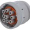 Conector Circular Mamă 9-PIN, pe cablu
