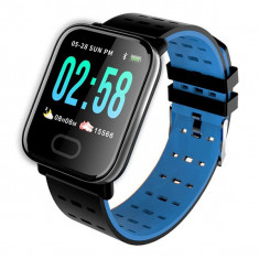 A6 Blue - Smart Watch Sport Fitness Tracker foto