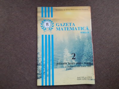 GAZETA MATEMATICA NR2/2014 foto