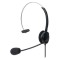 Casti mono On-Ear cu microfon USB control volum 1.5m 179867 Manhattan