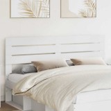 vidaXL Tăblie cap cu headboard Alb 200 cm Lemn compozit 888165