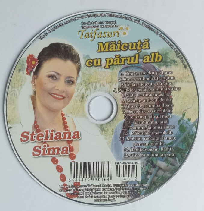CD Maicuta cu parul alb Steliana Sima revista Taifasuri