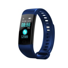 Resigilat Bratara Smart Fitness Sport Y5 Albastru Bluetooth 4.0 Waterproof cu Monitorizare Somn, Cardiaca si Pedometru