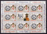 Cumpara ieftin RO 2012 ,LP 1961e ,&quot;Ordinul de Malta-heraldica &quot;, minicoli 8+1 vinieta,MNH, Religie, Nestampilat