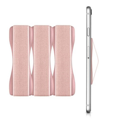 Set 3 Suporti tip inel pentru telefon, Kwmobile, Rose Gold, Plastic, 43997.04 foto