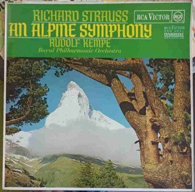 Disc vinil, LP. An Alpine Symphony-Richard Strauss, Rudolf Kempe, Royal Philharmonic Orchestra foto