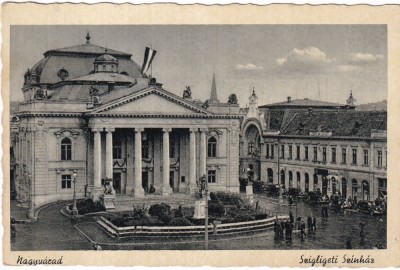 Oradea. Teatrul Szigligeti (scris) foto