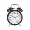 Ceas Desteptator Vintage Negru, Metal si Sticla, 16x12x5.5cm, Alarma Puternica, Design Retro, Baterii AA