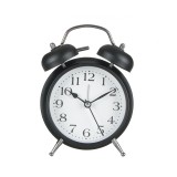 Ceas desteptator Vintage, 16 x 12 x 5.5 cm, Negru