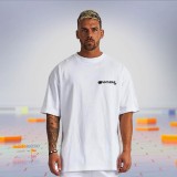 Tricou Barbati PANTHERA Ink Surfink Oversized Urban Bumbac Imprimeu Tattoo Surf Alb