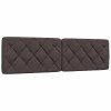 VidaXL Pernă pentru tăblie de pat maro &icirc;nchis, 180 cm, material textil 4019236