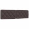 vidaXL Pernă pentru tăblie de pat maro &icirc;nchis, 180 cm, material textil 4019236