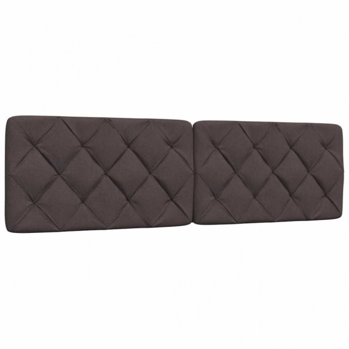 vidaXL Pernă pentru tăblie de pat maro &icirc;nchis, 180 cm, material textil 4019236