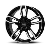 Jante AUDI A4 7.5J x 17 Inch 5X112 et40 - Alutec Ikenu Diamant-schwarz Frontpoliert - pret / buc, 7,5