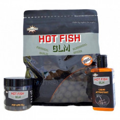 Boilies Dynamite Baits, Hot Fish &amp; Glm, 1kg