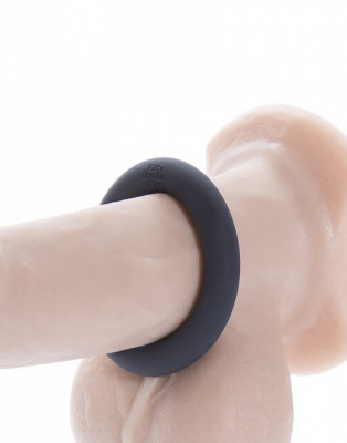 Inel Penis, Fifty Shades of Grey A Perfect O Silicone Love Ring foto