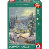 Puzzle Thomas Kinkade - On Christmas Eve 1000, Schmidt