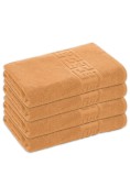Cumpara ieftin Set 4 Prosoape Baie Lux Bumbac 100% Piersica 550 GSM- 70x130 Cm