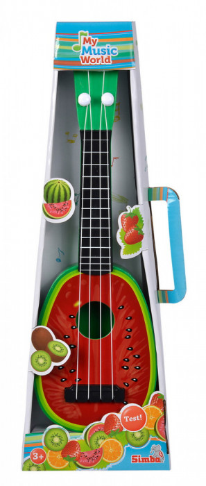 INSTRUMENT MUZICAL UKULELE CU DESIGN DE PEPENE SuperHeroes ToysZone