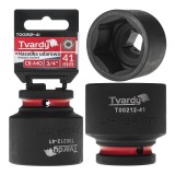 Cheie tubulara de impact in 6 puncte 3 / 4&quot;, 41 mm, Cr-Mo, Tvardy T00212-41