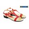 Sandale dama din piele naturala - Made in Romania S16RED