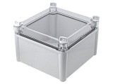 Carcasă Universală Gri Solid 188x188x130mm PC IK08