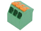 Conector PCB DEGSON DG2206S-7.5-03P-14-00Z(H) 41A 1kV Verde Terminal Regletă