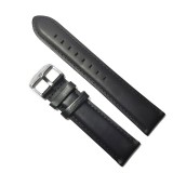 Curea de ceas Neagra din piele naturala 20mm, 22mm, 24mm - WZ5245, Time Veranda