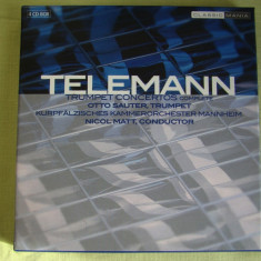 TELEMANN - Trumpet Concertos Complete - 4 C D Originale ca NOI