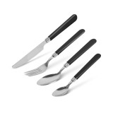 Set tac&acirc;muri cu suport - negru - 16 bucăți - 32,7 x 19,5 x 4,7 cm