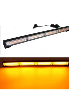 Rampa stroboscopica cu magnet, controler si buton on/off 12V, 4 module cob, L= foto