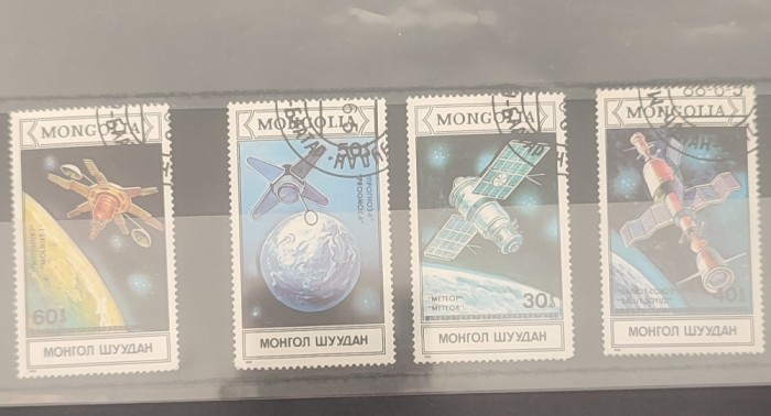 Timbre cosmonautica Mongolia