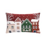 Perna Craciun poliester multicolor Snowlyn PT 30x50 cm