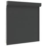 Oblon Rulant Antracit 140x150cm Aluminiu vidaXL Izolare Termica Fonica Protectie Intemperii Montaj Facil