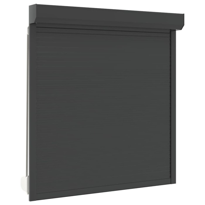 vidaXL Oblon rulant, antracit, 140 x 150 cm, aluminiu