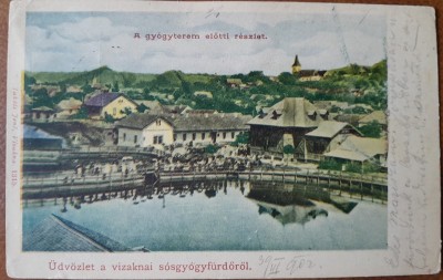 Carte postala, Ocna Sibiului, 1902 foto