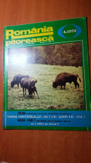 romania pitoreasca aprilie 1973-art. si foto tara hategului si orasul brasov foto