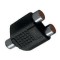 Adaptor RCA mama la 2 x RCA mama, L101636