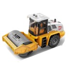 Jucarie compactor asfalt cu sunete si lumini 25 cm galben, Oem