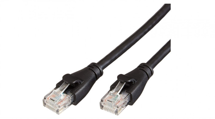 Amazon Basics Cablu Retea Ethernet RJ45 Cat-6, 15.2 metri, negru - RESIGILAT