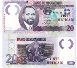 Mozambic 20 Meticais 2011 Polimer P-149 UNC