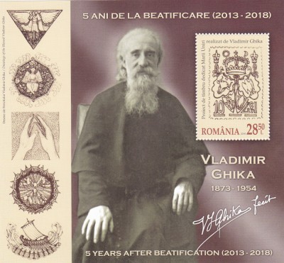 ROMANIA 2018 - VLADIMIR GHIKA, COLITA, MNH - LP 2216a foto