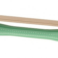 Set 12 bucati bigudiuri din plastic cu elastic pentru permanent VERDE 60 mm x grosime 8,5 mm