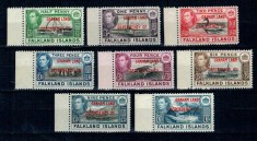 Graham Land 1944 - Supratipar pe Falkland, serie neuzata foto
