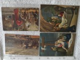 Superbe vederi color teme religioase Isus Hristos , lot 4 bucati ,