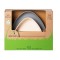 Set 2 farfurii, eKoala, BIOplastic, White/Grey