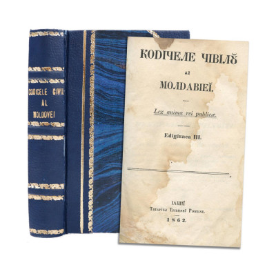 Codicele civil al Moldovei, 1862 foto