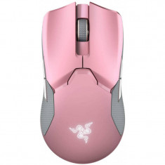 Mouse gaming Razer Viper Ultimate Wireless Hyperspeed Quartz cu Charging Dock Pink foto